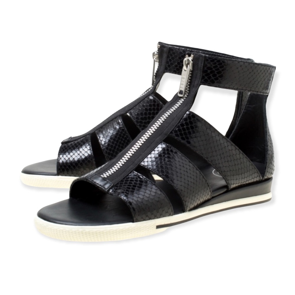 Marc By Marc Jacobs Python Embossed Gladiator San… - image 1